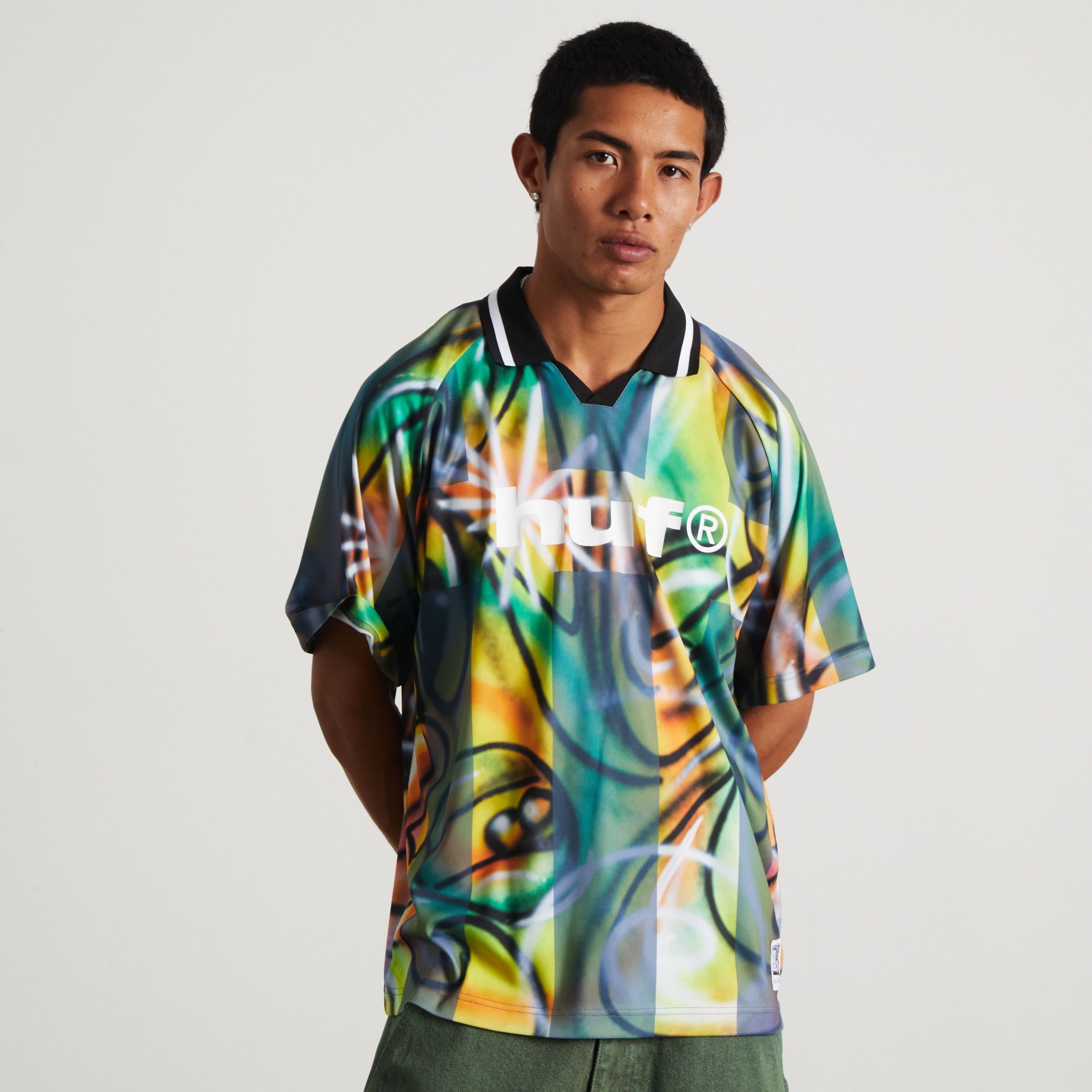 Kenny Scharf Multitud Soccer Jersey | Multi view 2
