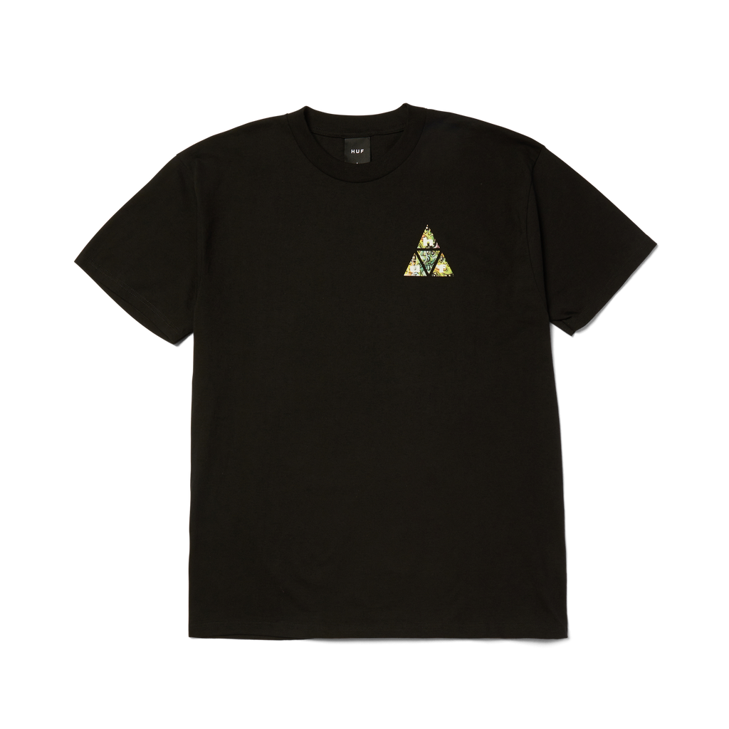 Kenny Scharf Multitud Triple Triangle T-Shirt | Black view 2