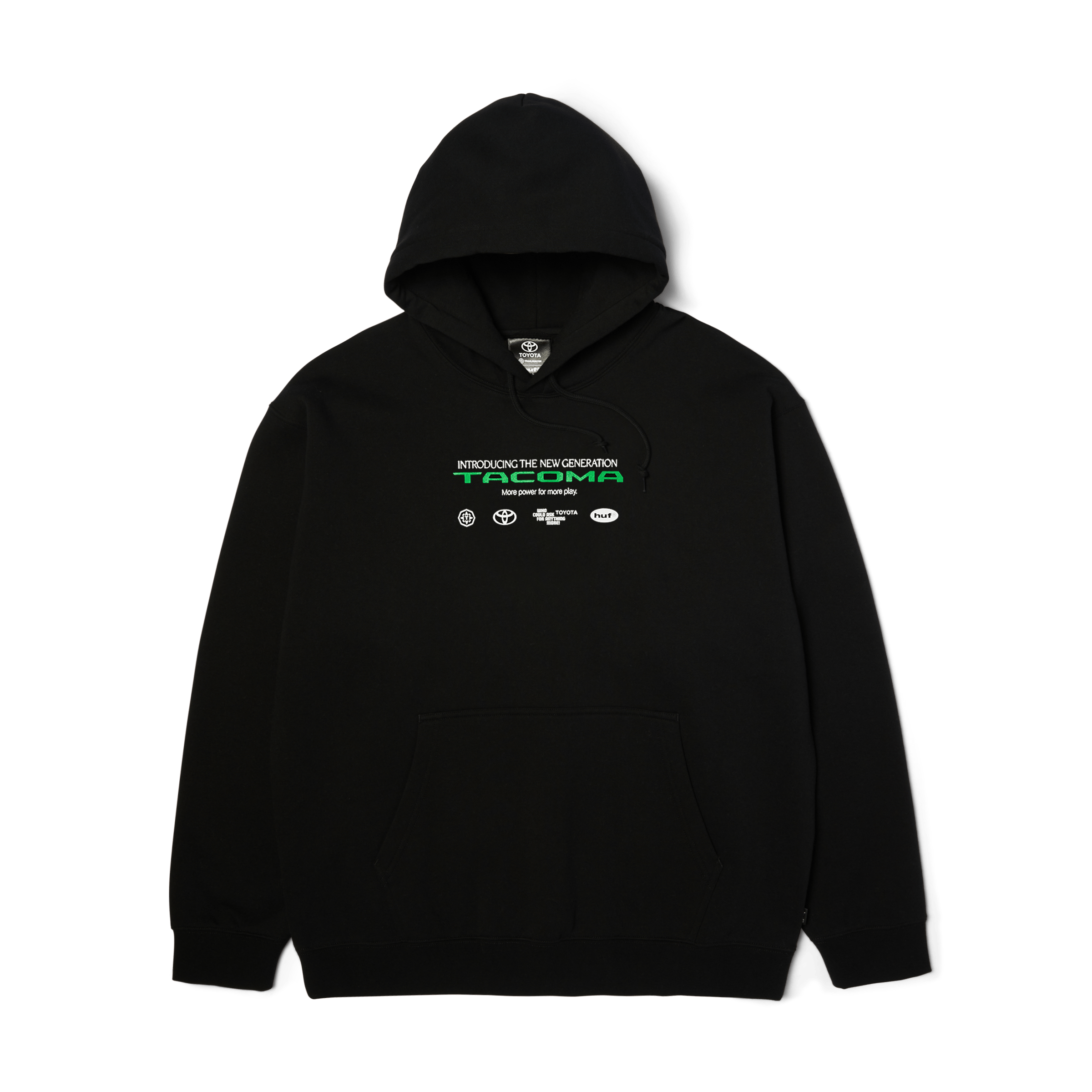 HUF x Toyota Trailhunter New Generation Pullover Hoodie | Black view 2