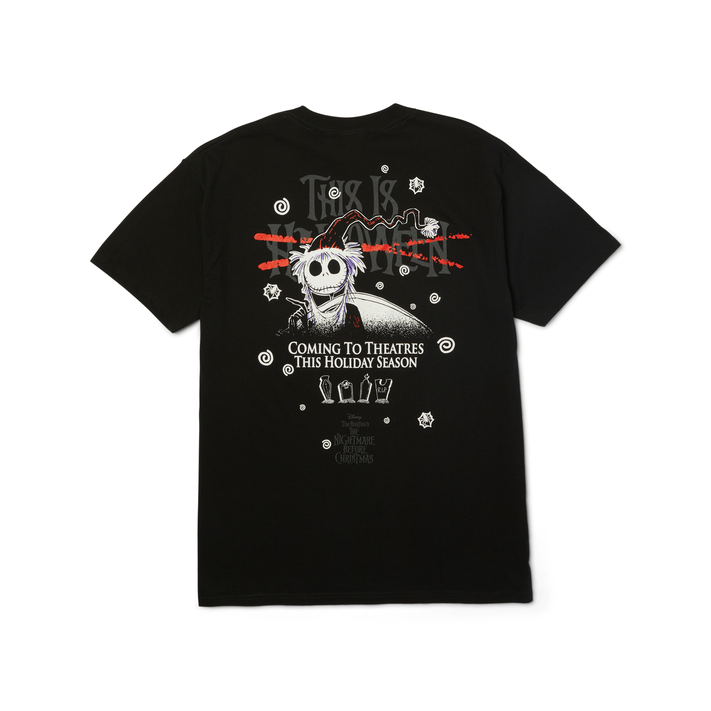 HUF x Nightmare Before Christmas T-Shirt | Black view 2