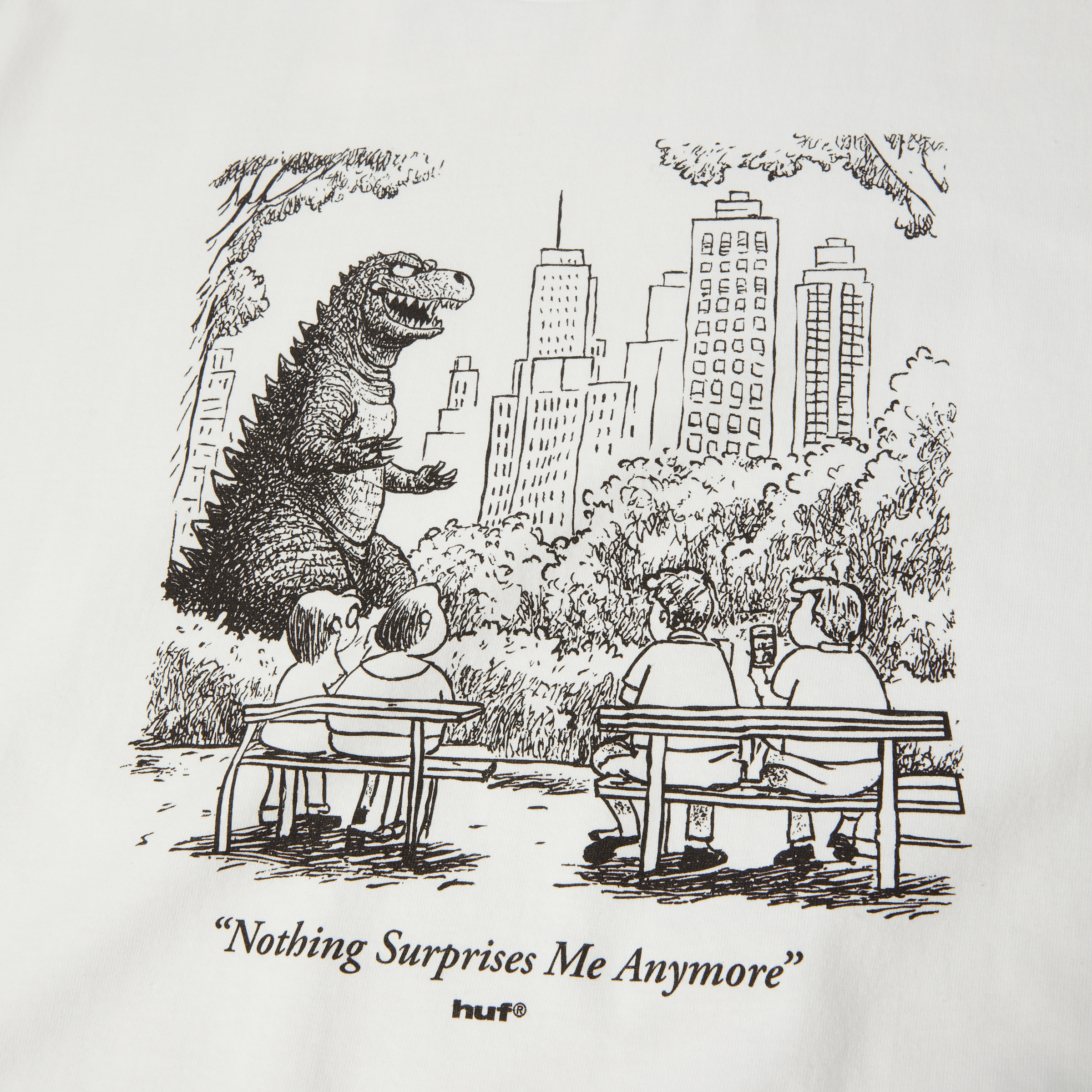Nothing Surprises Me T-Shirt | White view 2