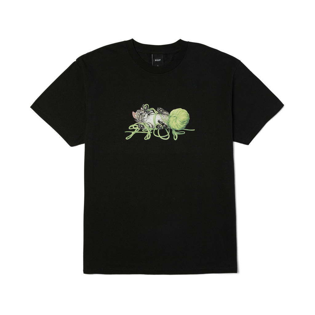 Paws T-Shirt | Black front view