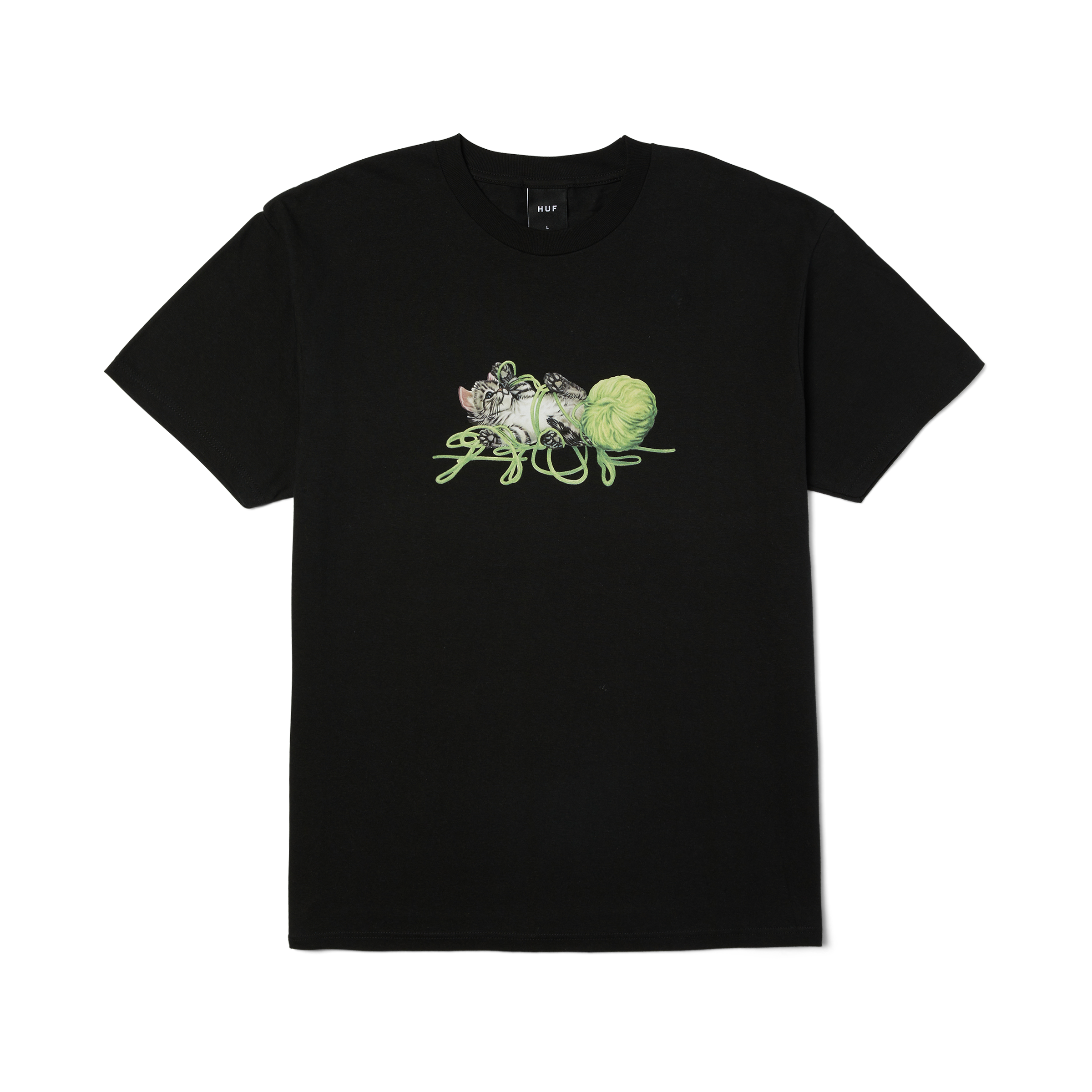 Paws T-Shirt | Black front view