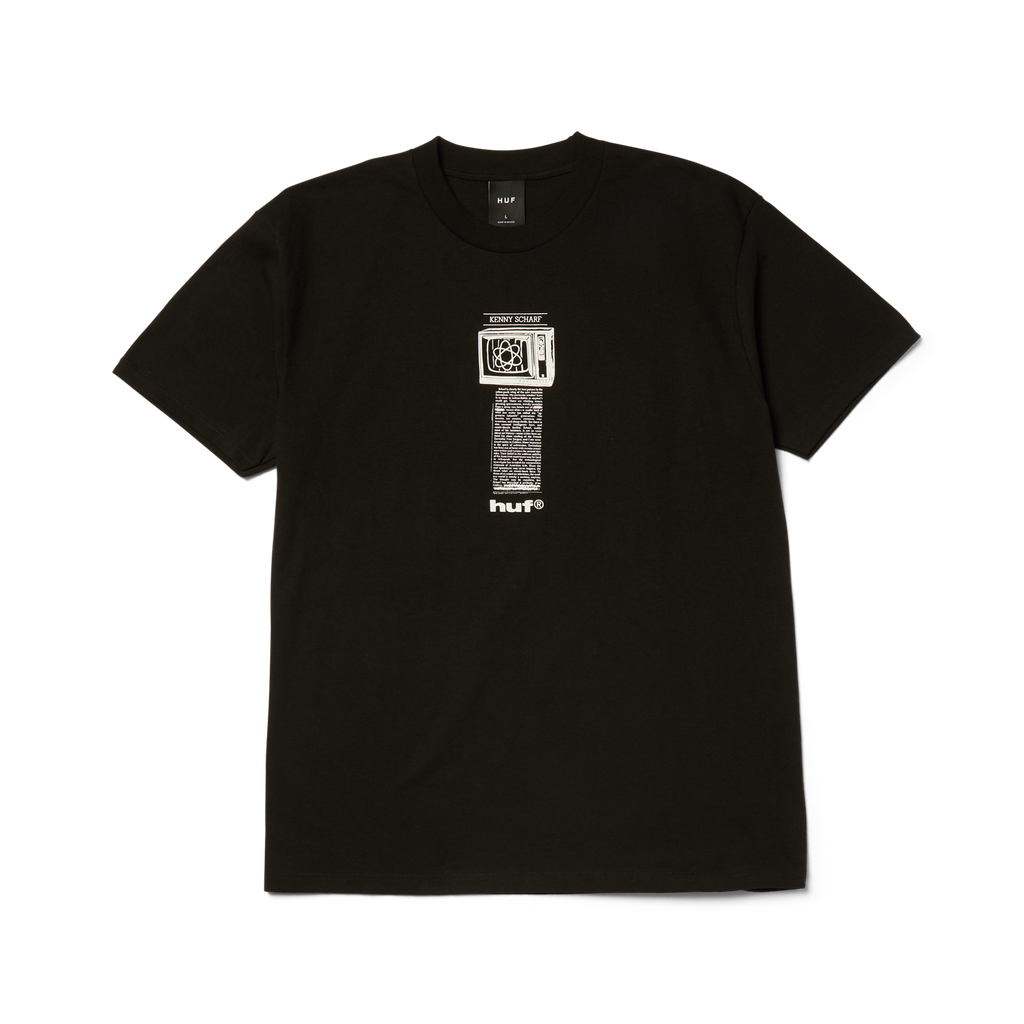Kenny Scharf Philosophy T-Shirt | Black front view