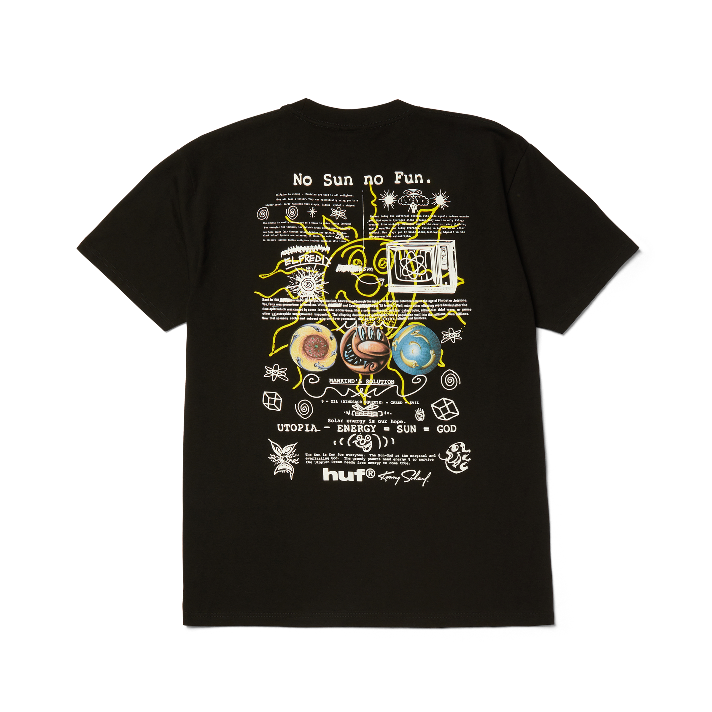 Kenny Scharf Philosophy T-Shirt | Black view 2
