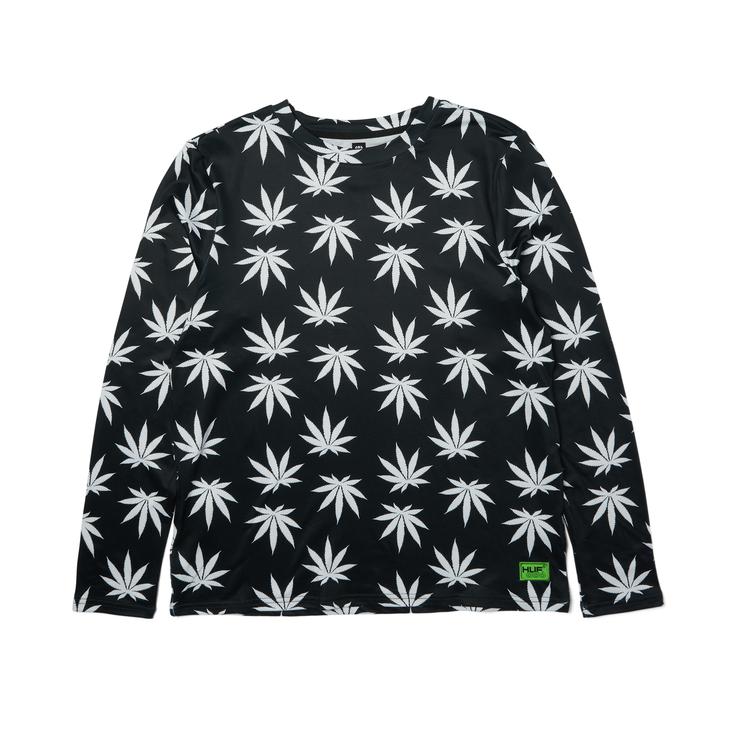HUF x 686 Plantlife Base Layer Long Sleeve T-Shirt Top | Plantlife front view