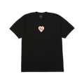 Plastic Heart T-Shirt | Black front view