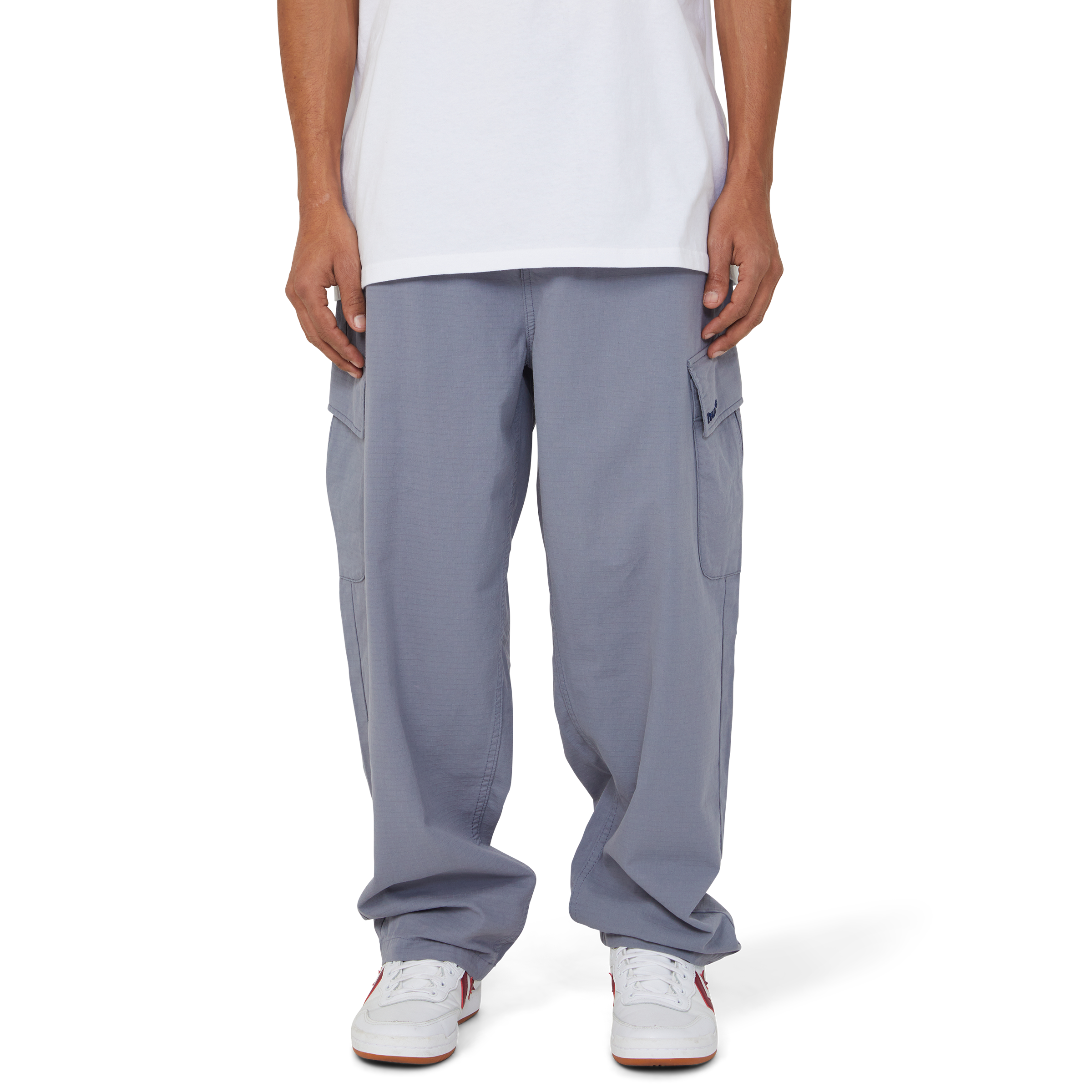 Pretty Baggy Cargos | Blue view 2