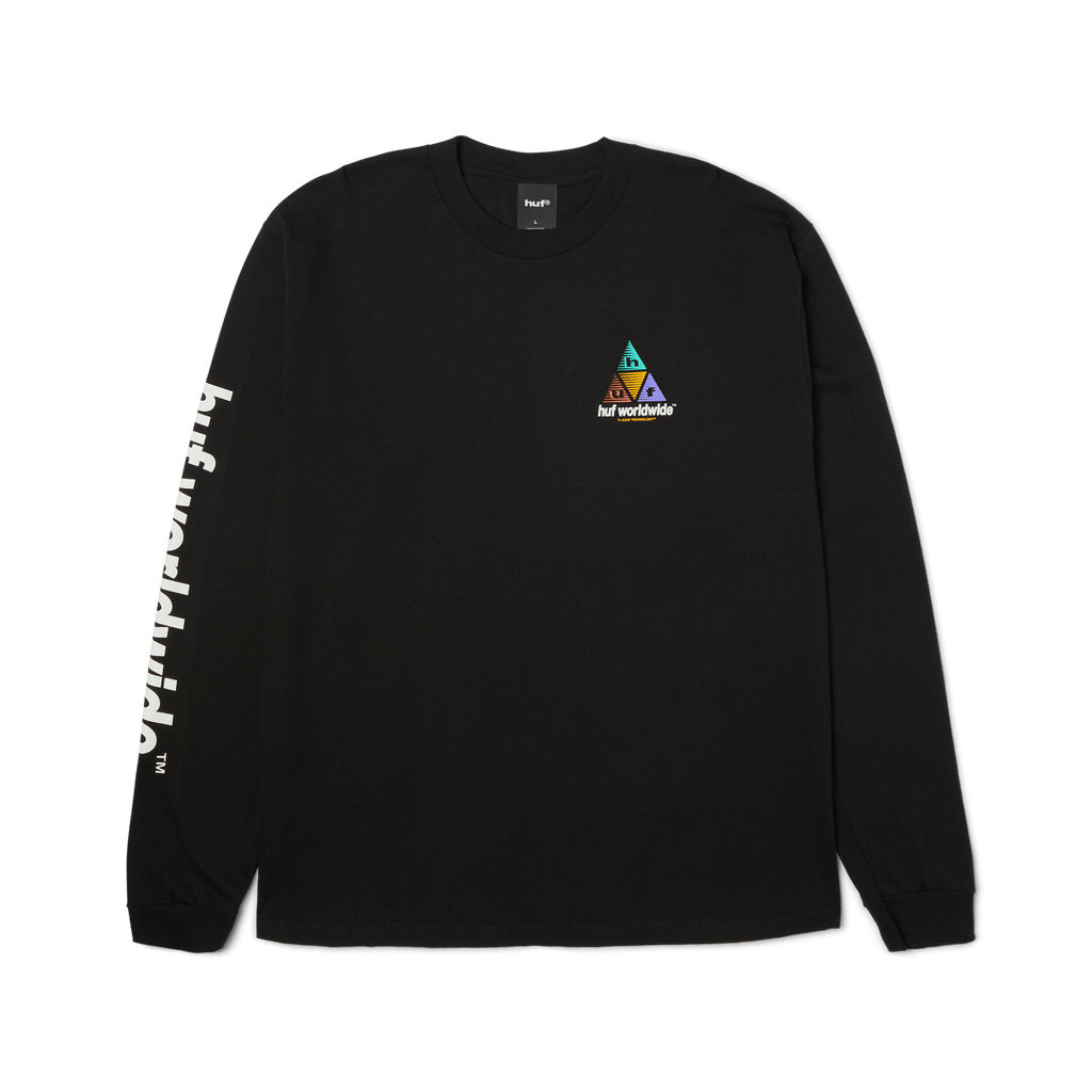 Prism Logo Sportif Long Sleeve T-Shirt | Black view 2