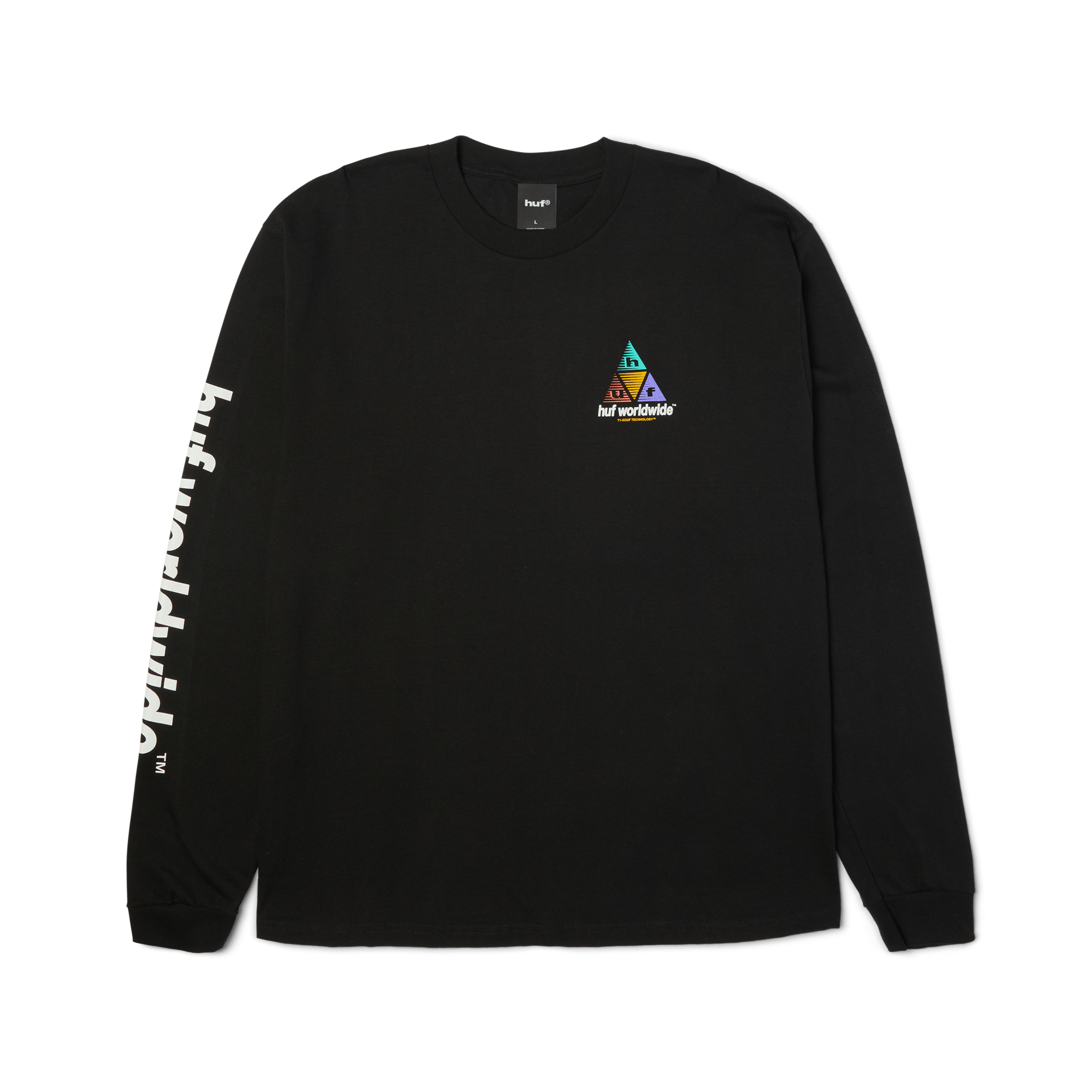 Prism Logo Sportif Long Sleeve T-Shirt | Black view 2