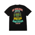 Quality Quake T-Shirt | Black front view