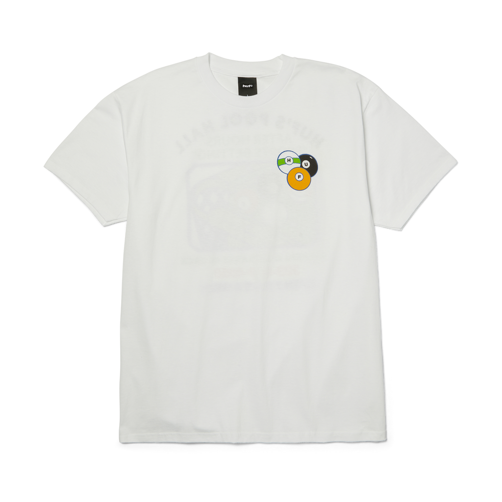 Rack Em Up T-Shirt | White front view