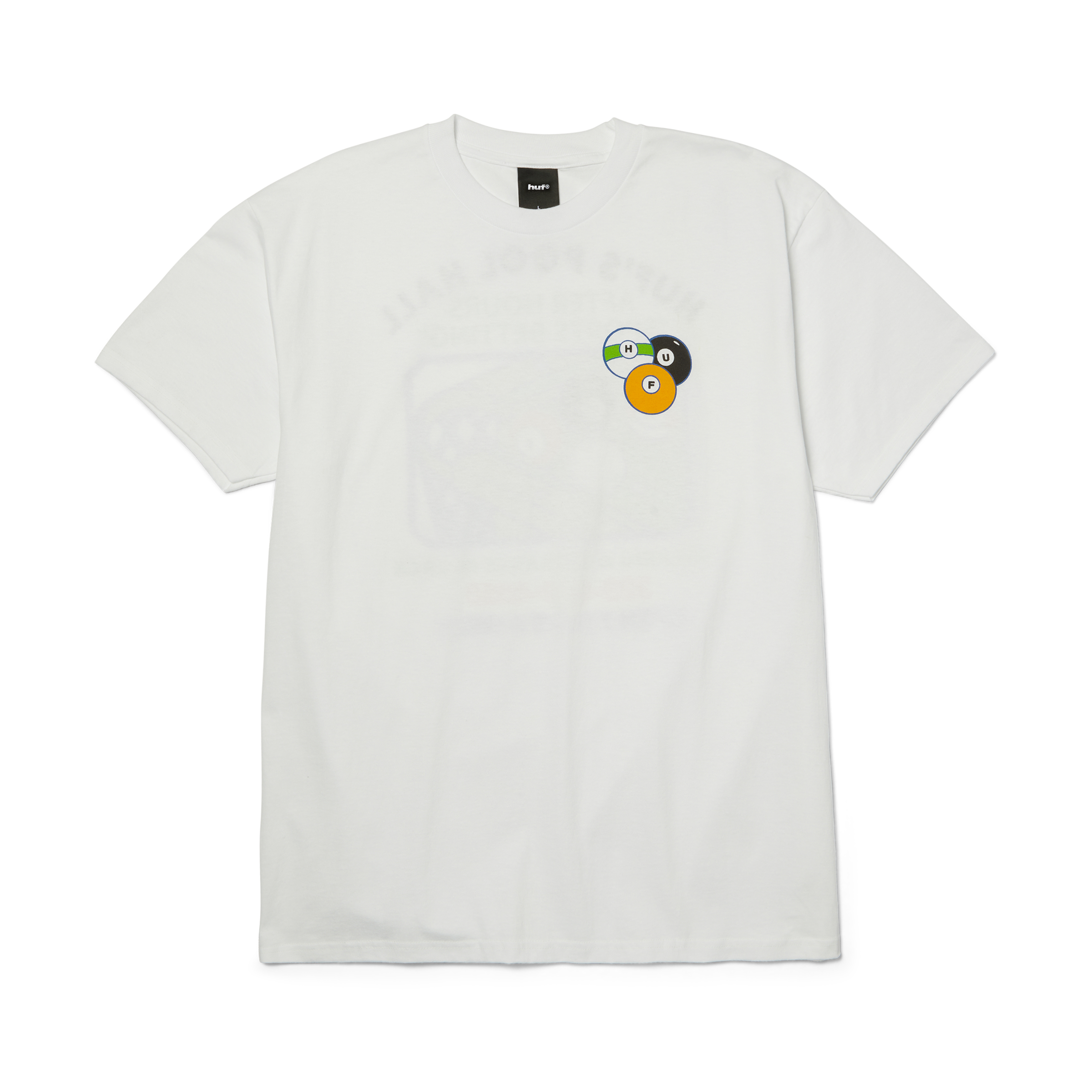 Rack Em Up T-Shirt | White front view