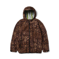 Rainier Printed Shell Jacket | Brown front view