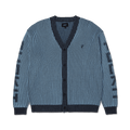 Repeater Cardigan | Washed Blue front view