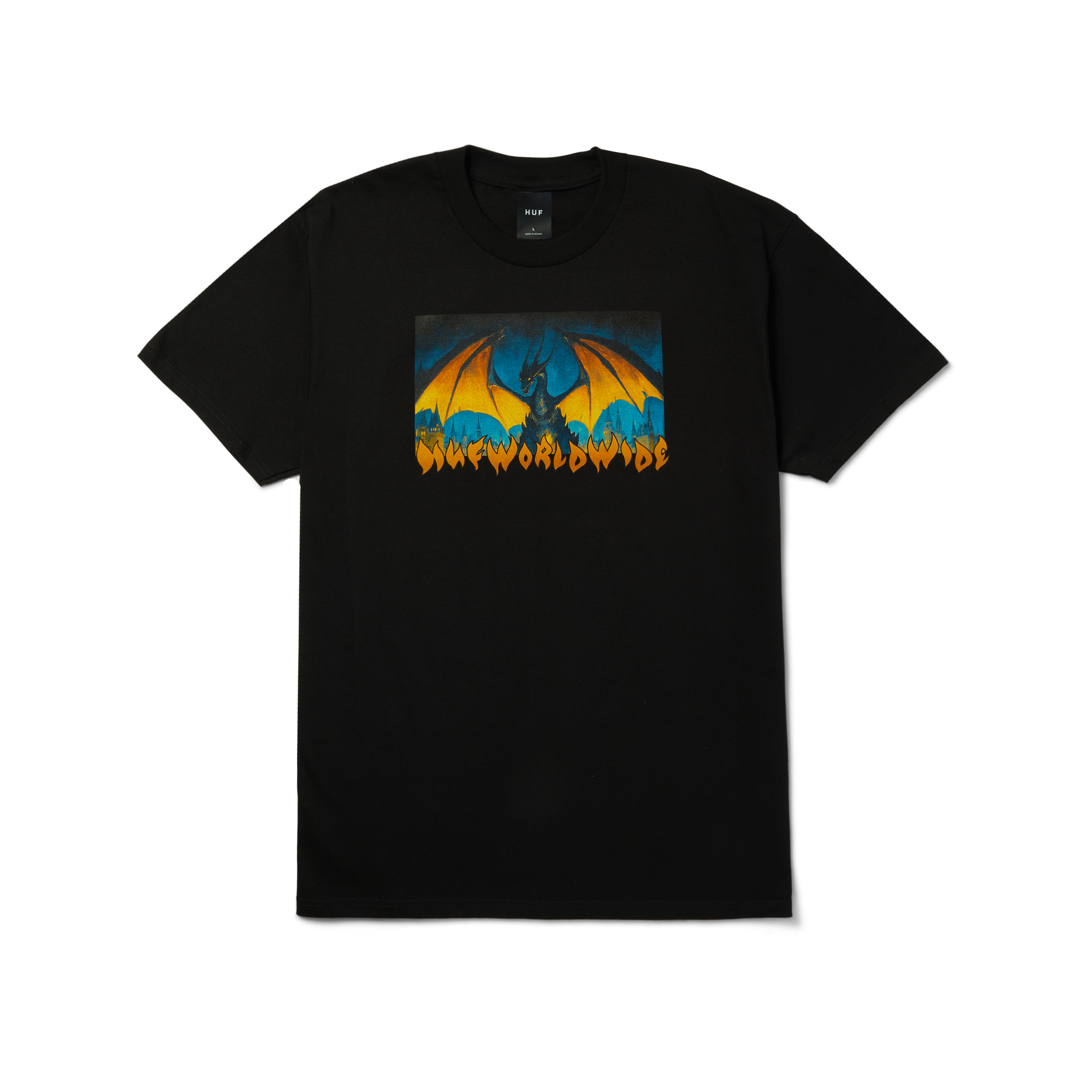 Scorched T-Shirt | Black front view
