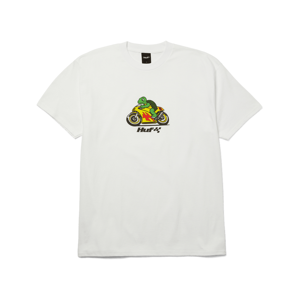 Slow And Steady T-Shirt | White front view