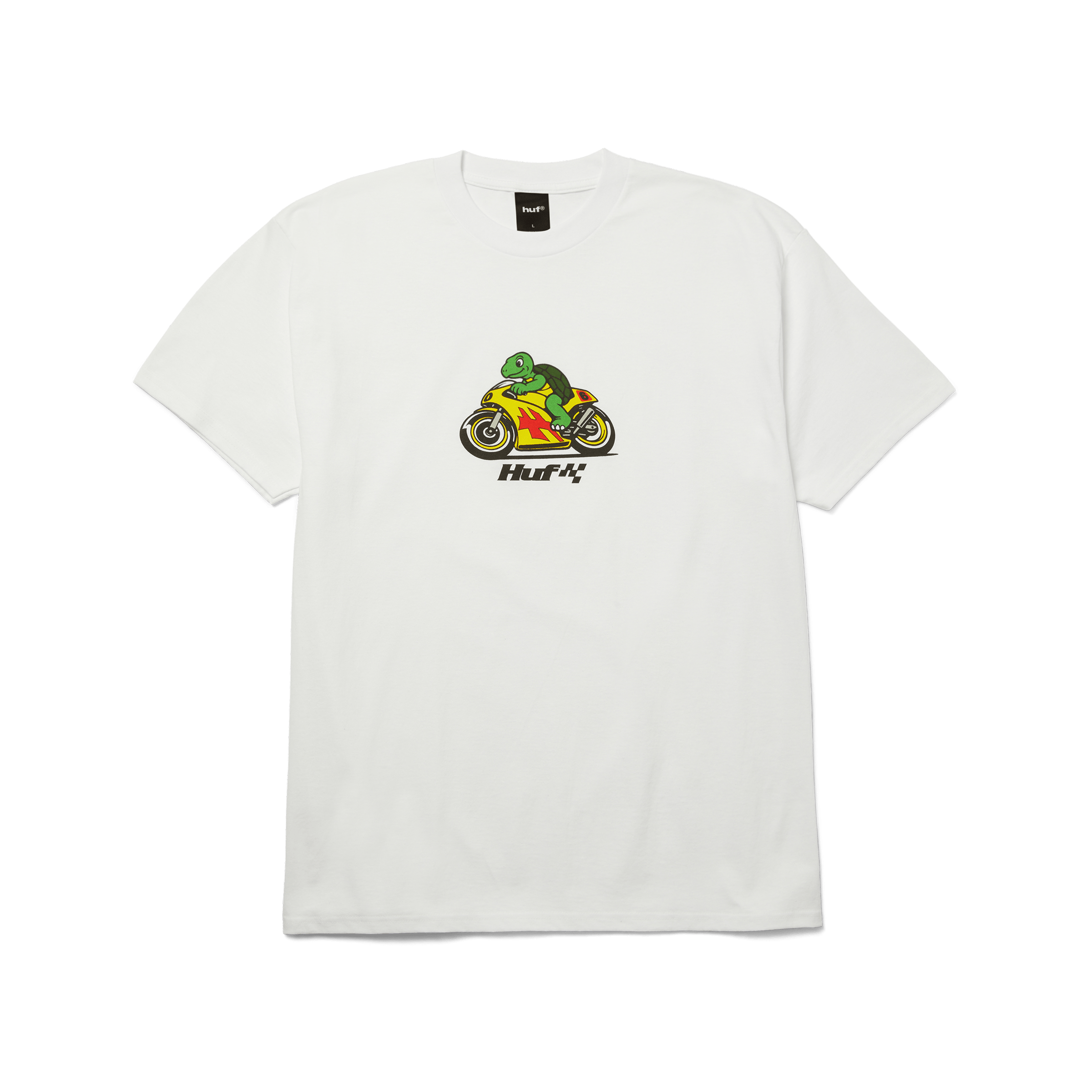 Slow And Steady T-Shirt | White front view