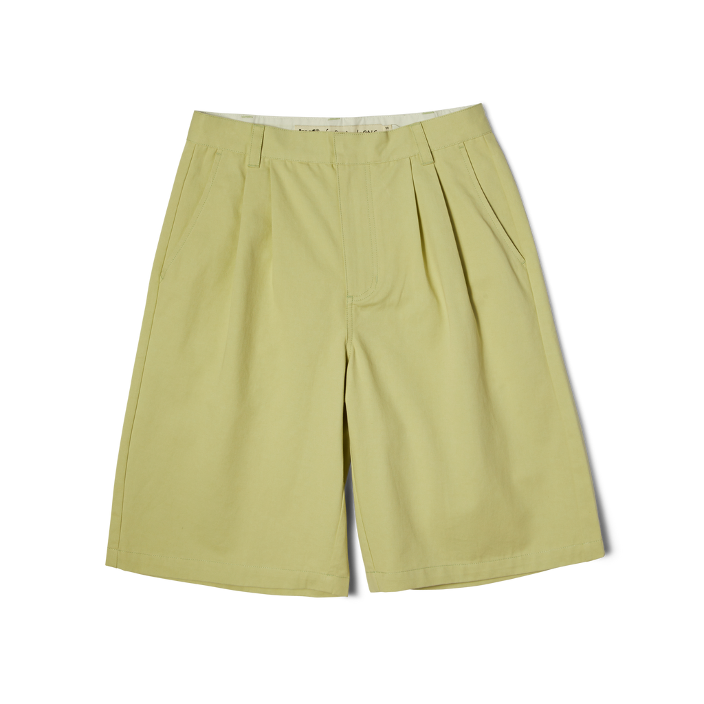 Sorta Long Chino Short | Seafoam front view
