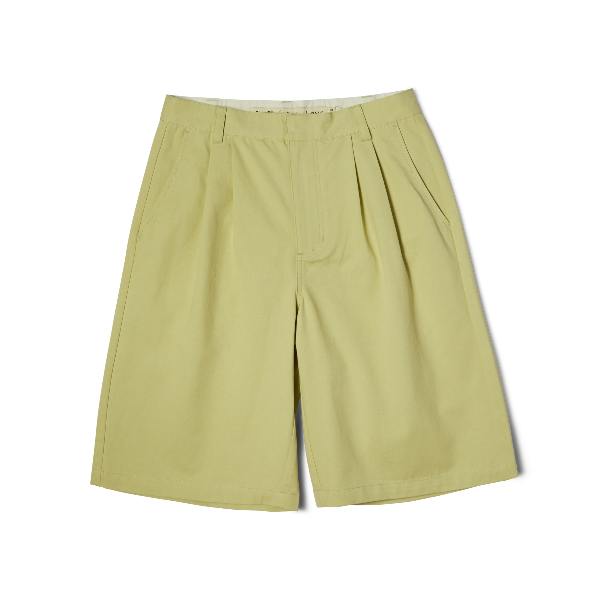 Sorta Long Chino Short | Seafoam front view