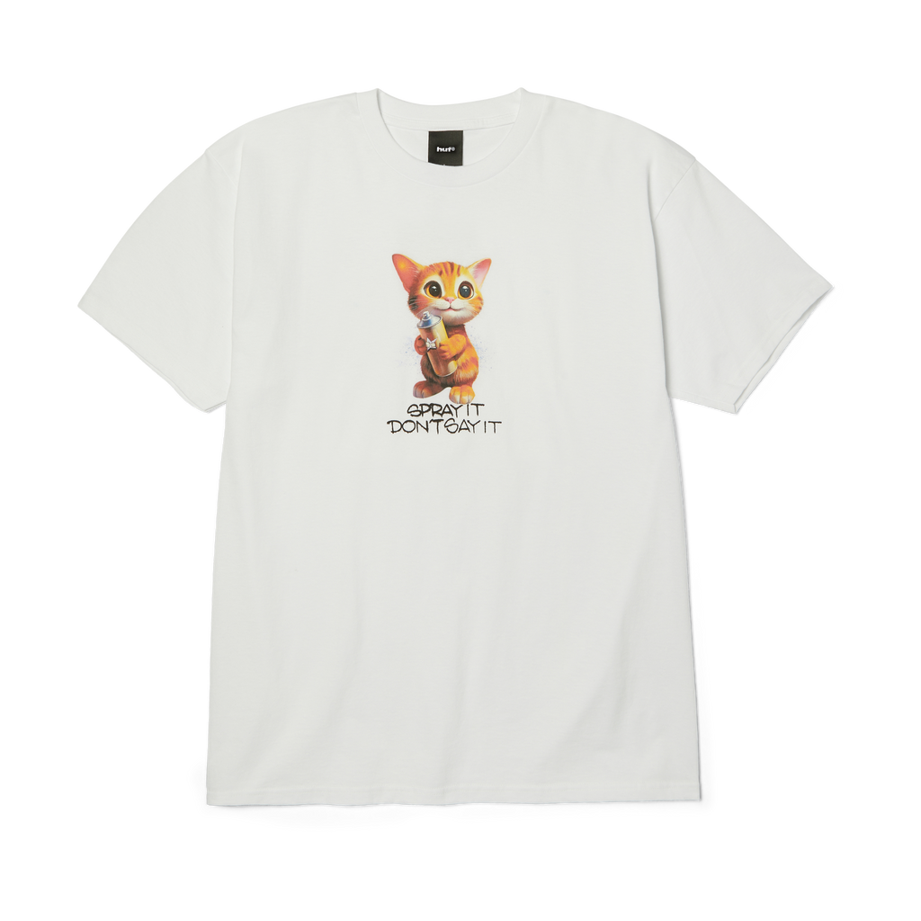 Spray It T-Shirt | White front view