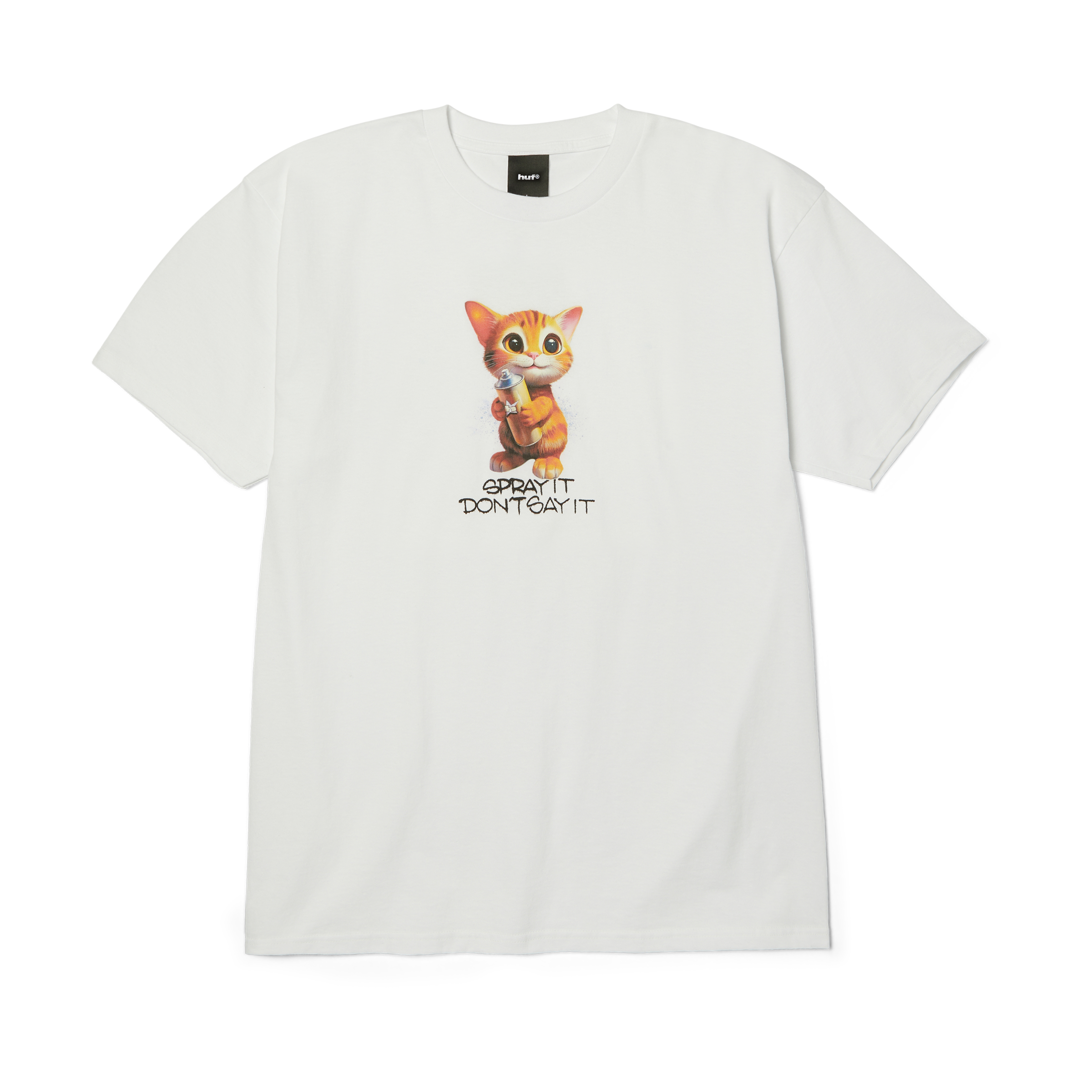 Spray It T-Shirt | White front view