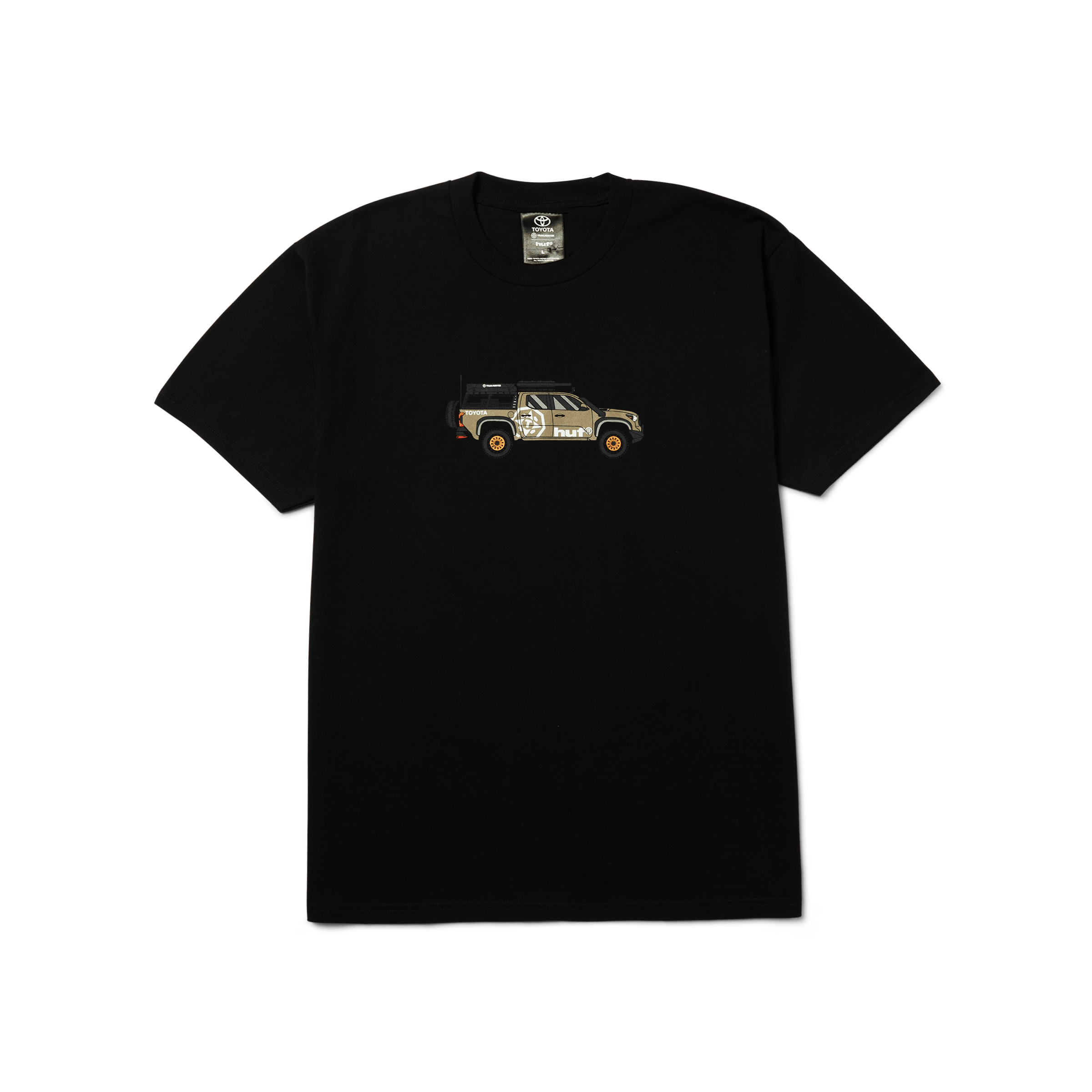HUF x Toyota Trailhunter Tacoma T-Shirt | Black front view
