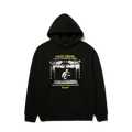 HUF x Isaac Hayes Tahoe Heavyweight Pullover Hoodie | Black front view