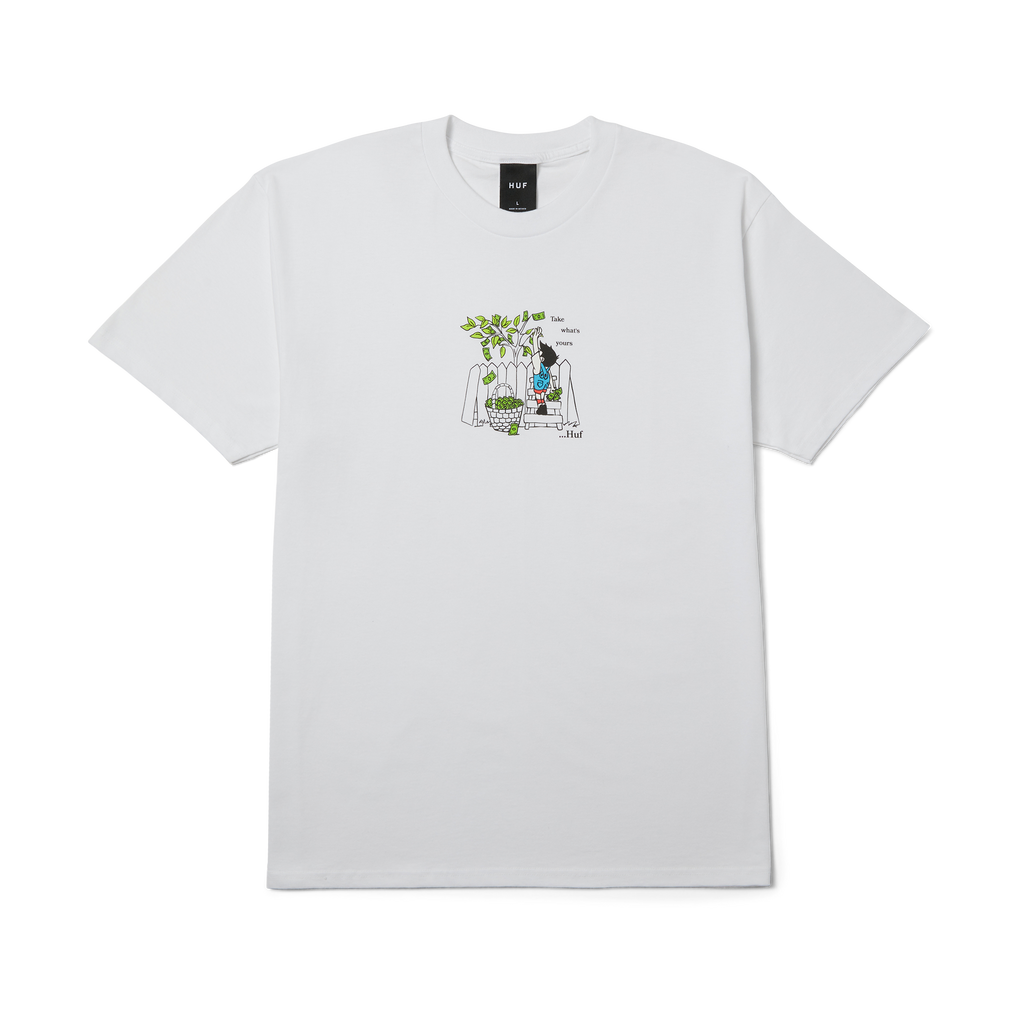 Take Yours T-Shirt | White front view