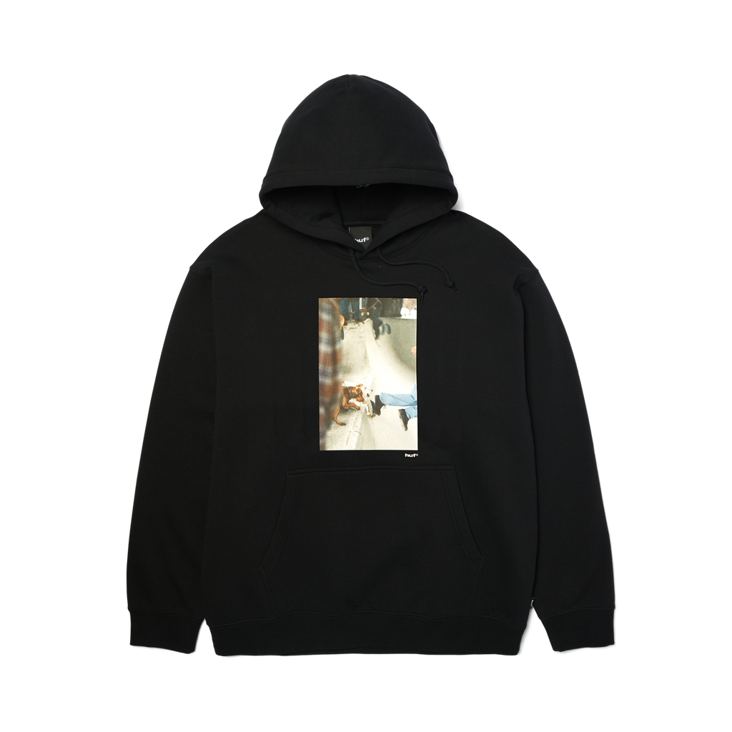 The Angels Fly Pullover Hoodie | Black front view