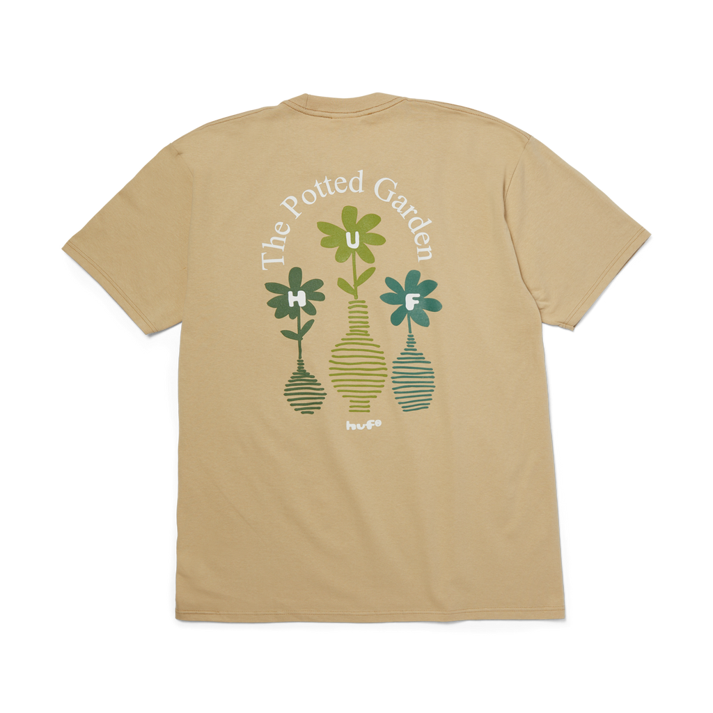 The Potted Garden T-Shirt | Stone front view