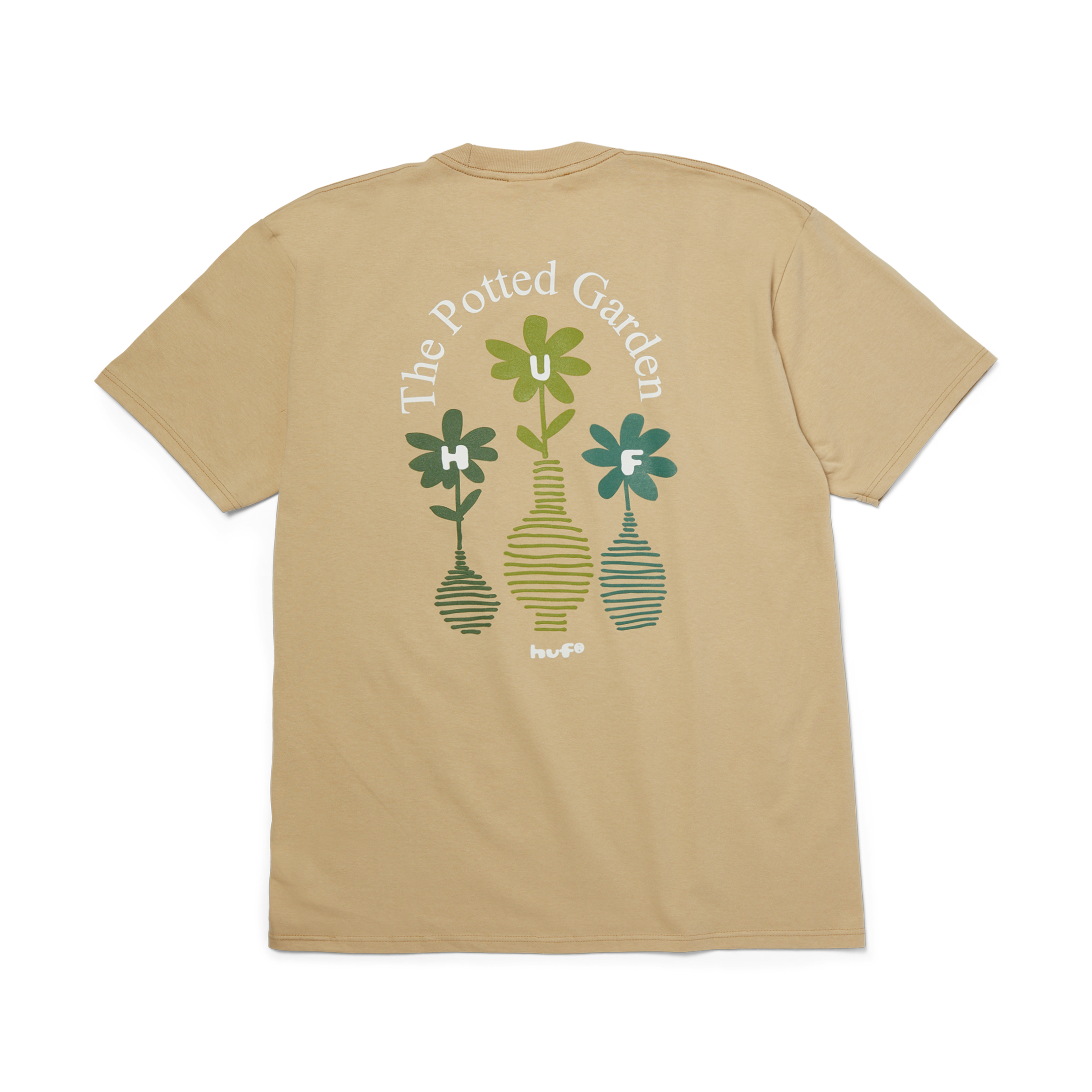 The Potted Garden T-Shirt | Stone front view