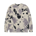 Tie Dye 89 Logo Crewneck Sweatshirt | Navy front view
