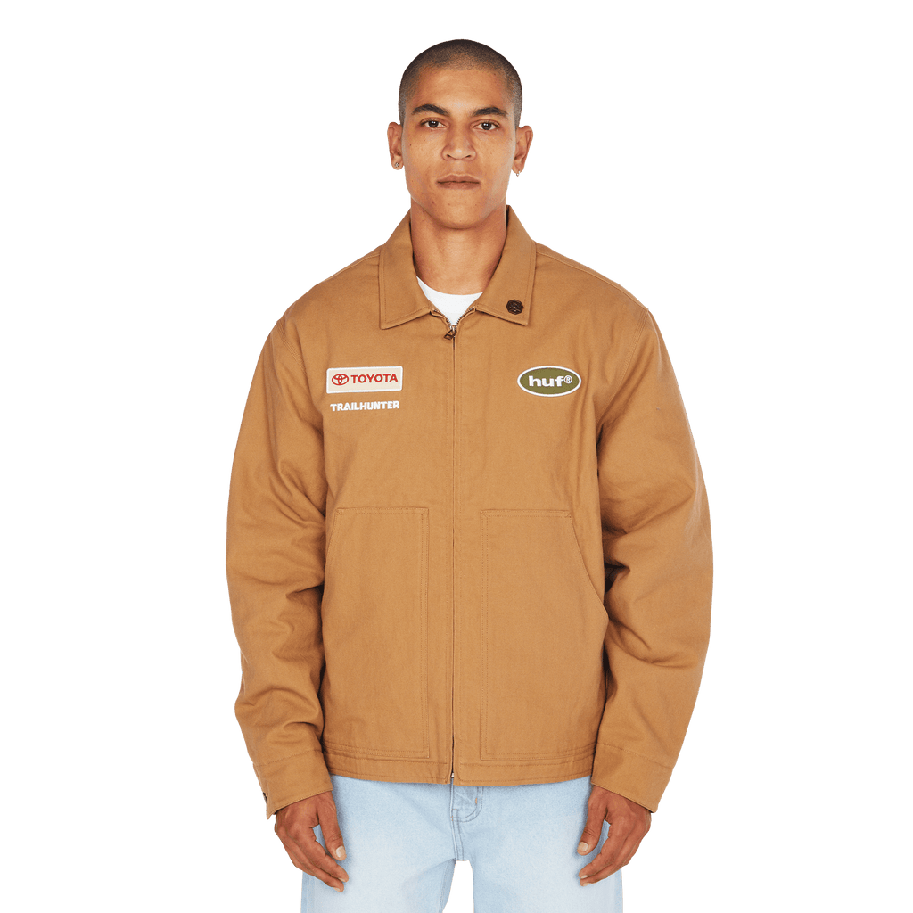 HUF x Toyota Trailhunter Work Jacket | Brown view 2