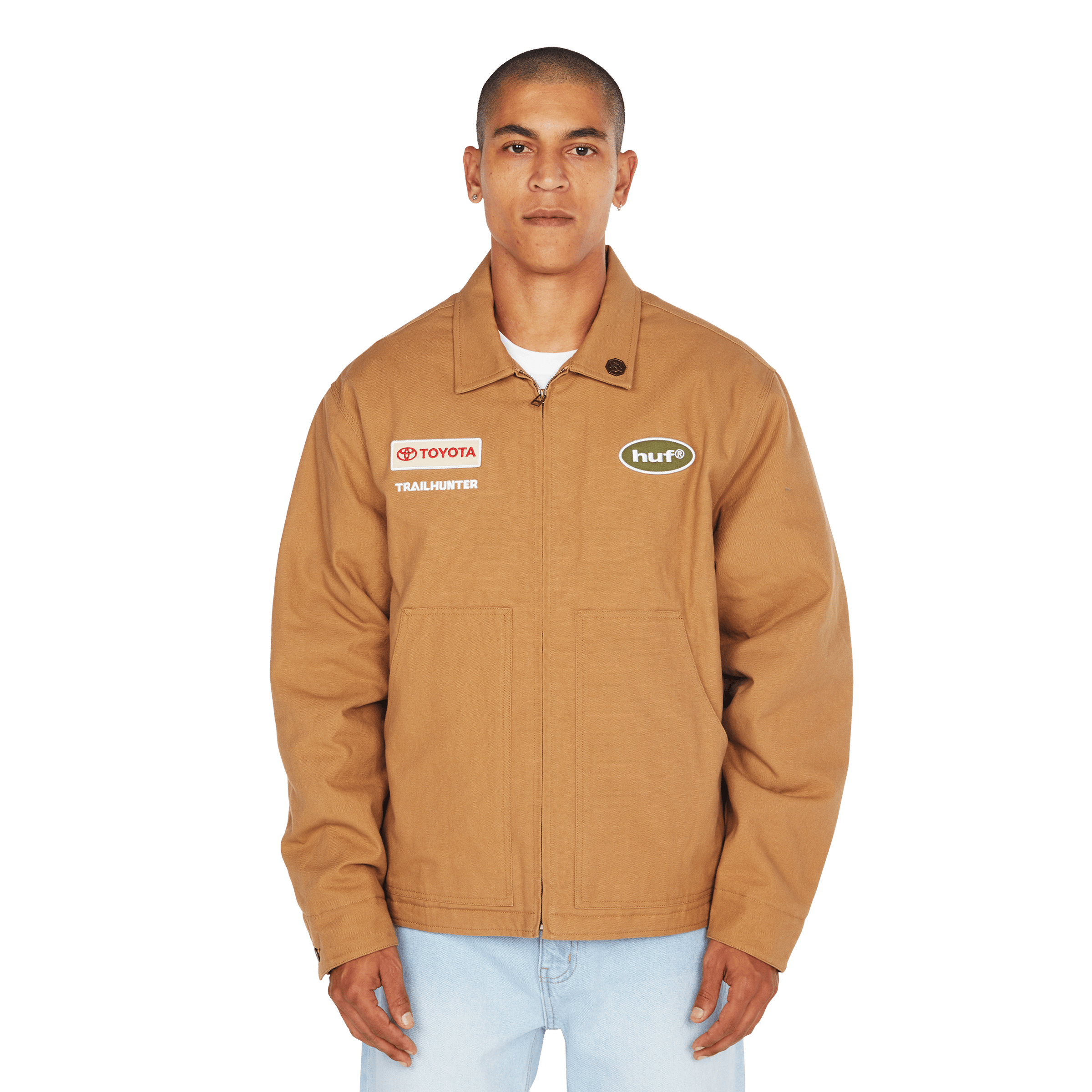 HUF x Toyota Trailhunter Work Jacket | Brown view 2
