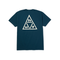 Triple Triangle T-Shirt | Harbor Blue White front view