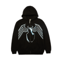 huf x Marvel Venom Full-Zip Hoodie | Black front view