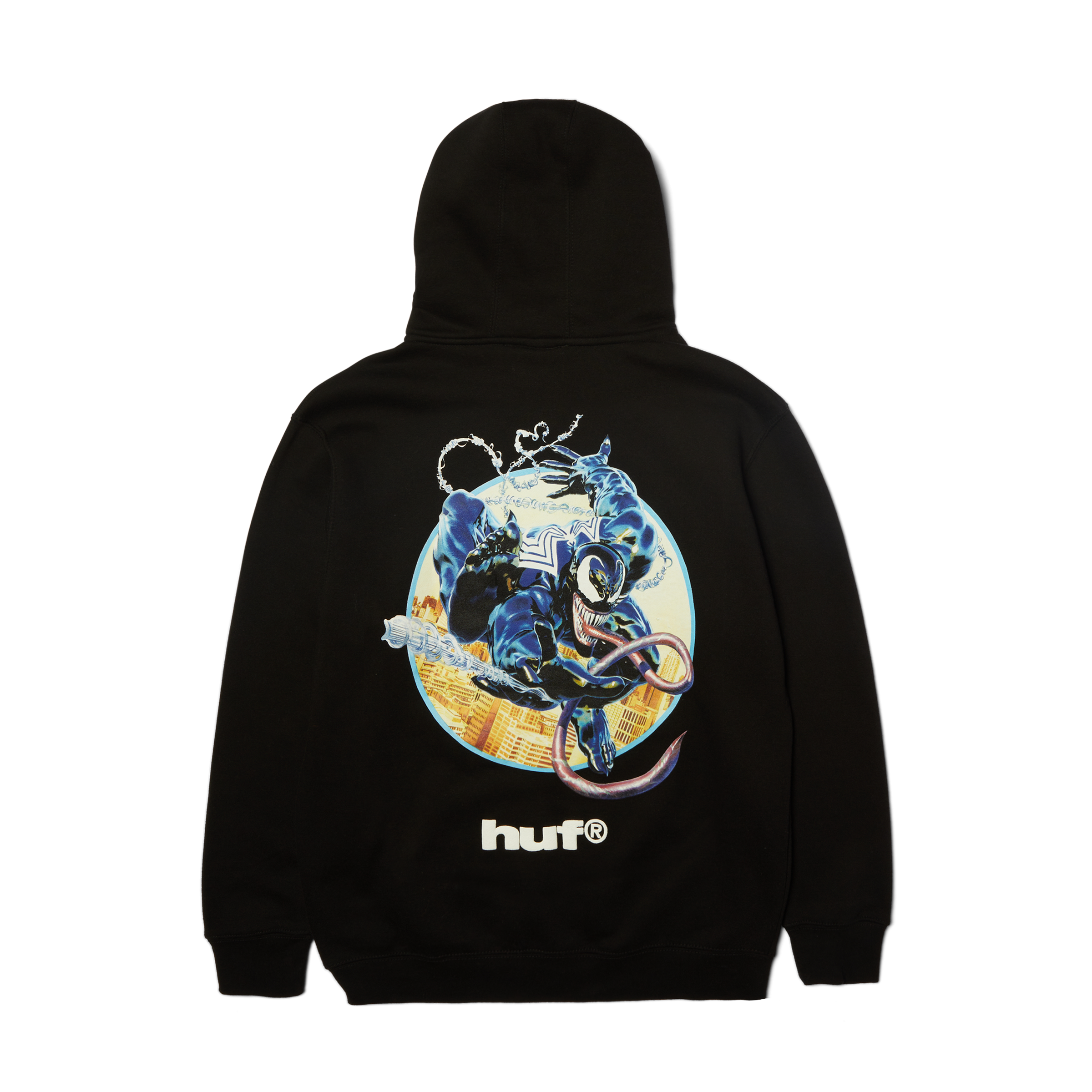huf x Marvel Venom Full-Zip Hoodie | Black view 2