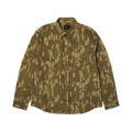 Warped Camo Corduroy Shirt | Muted Camo front view