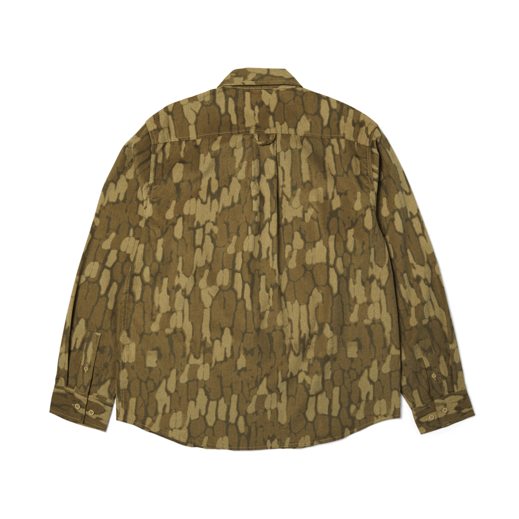 Warped Camo Corduroy Shirt | Muted Camo view 2