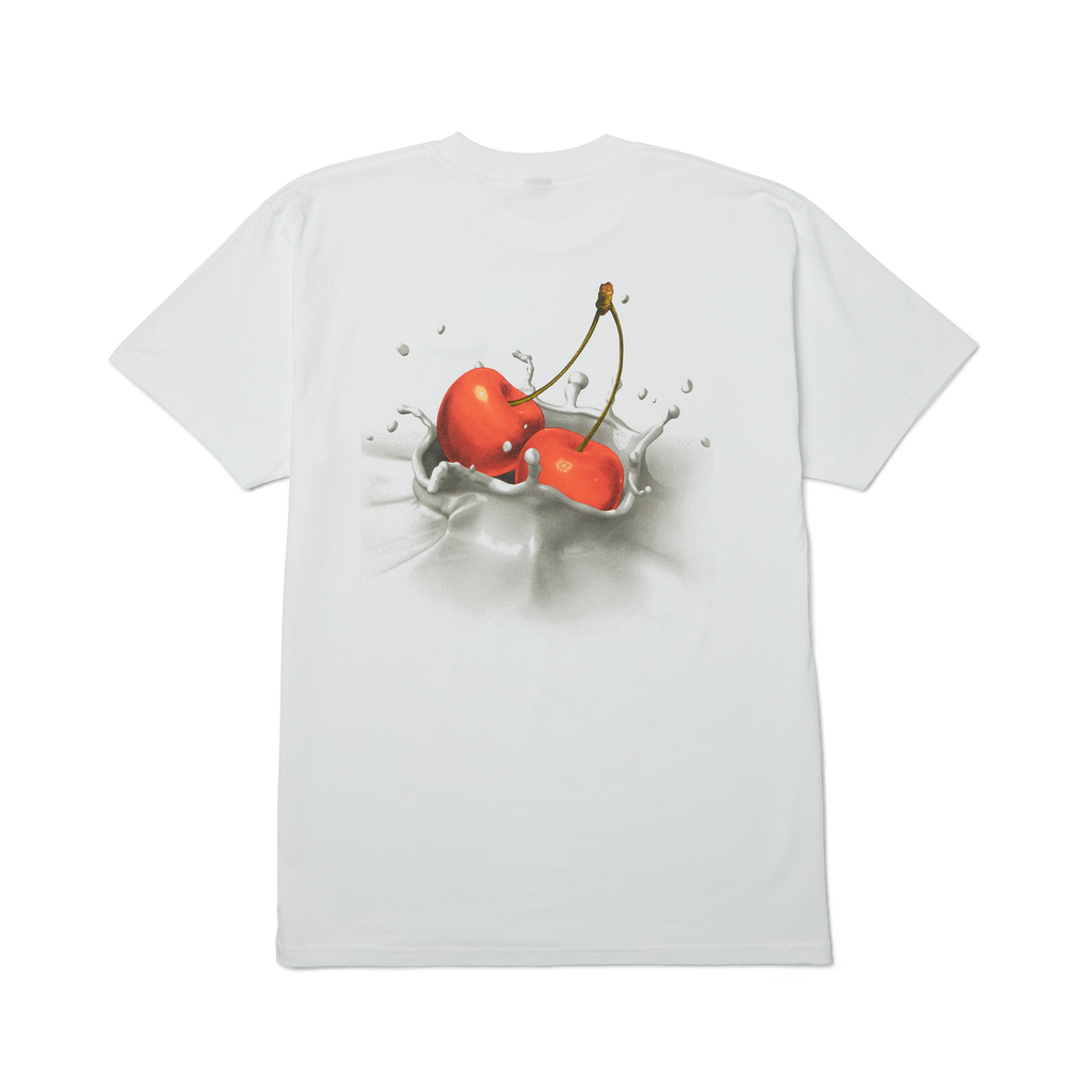 Wet Cherry T-Shirt | White front view