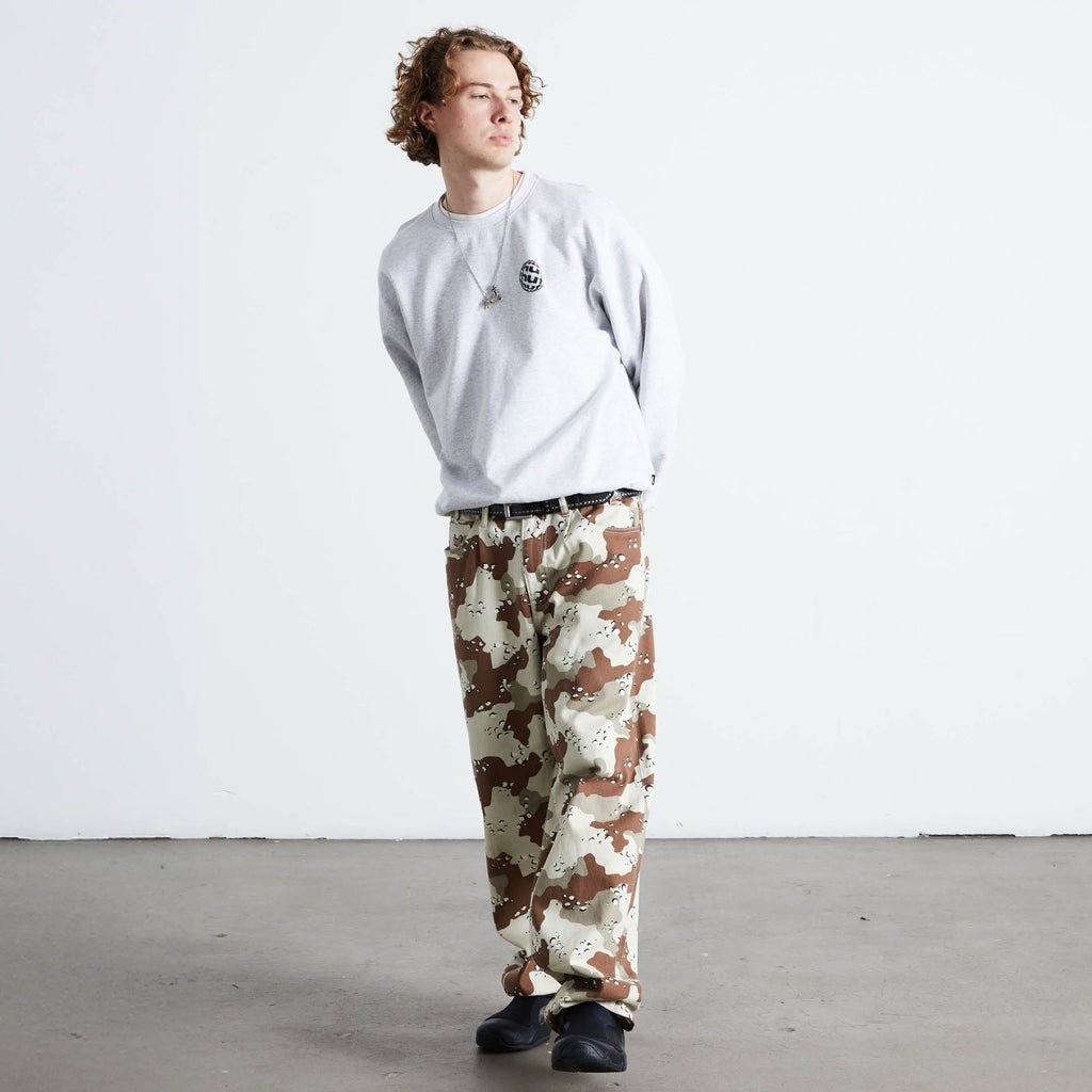 Wide Angle Crewneck Sweatshirt | Heather Grey view 2