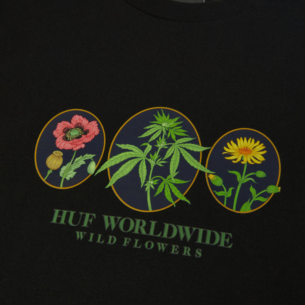 Wild Flowers T-Shirt | Black view 2